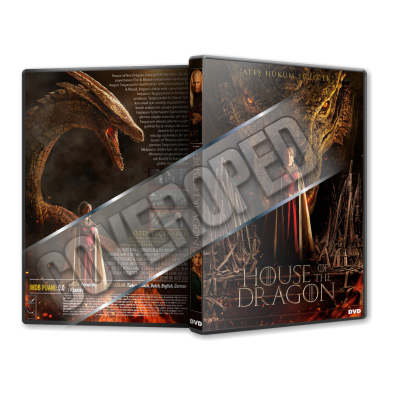 House of the Dragon - 2022 Dizisi Türkçe Dvd Cover Tasarımı